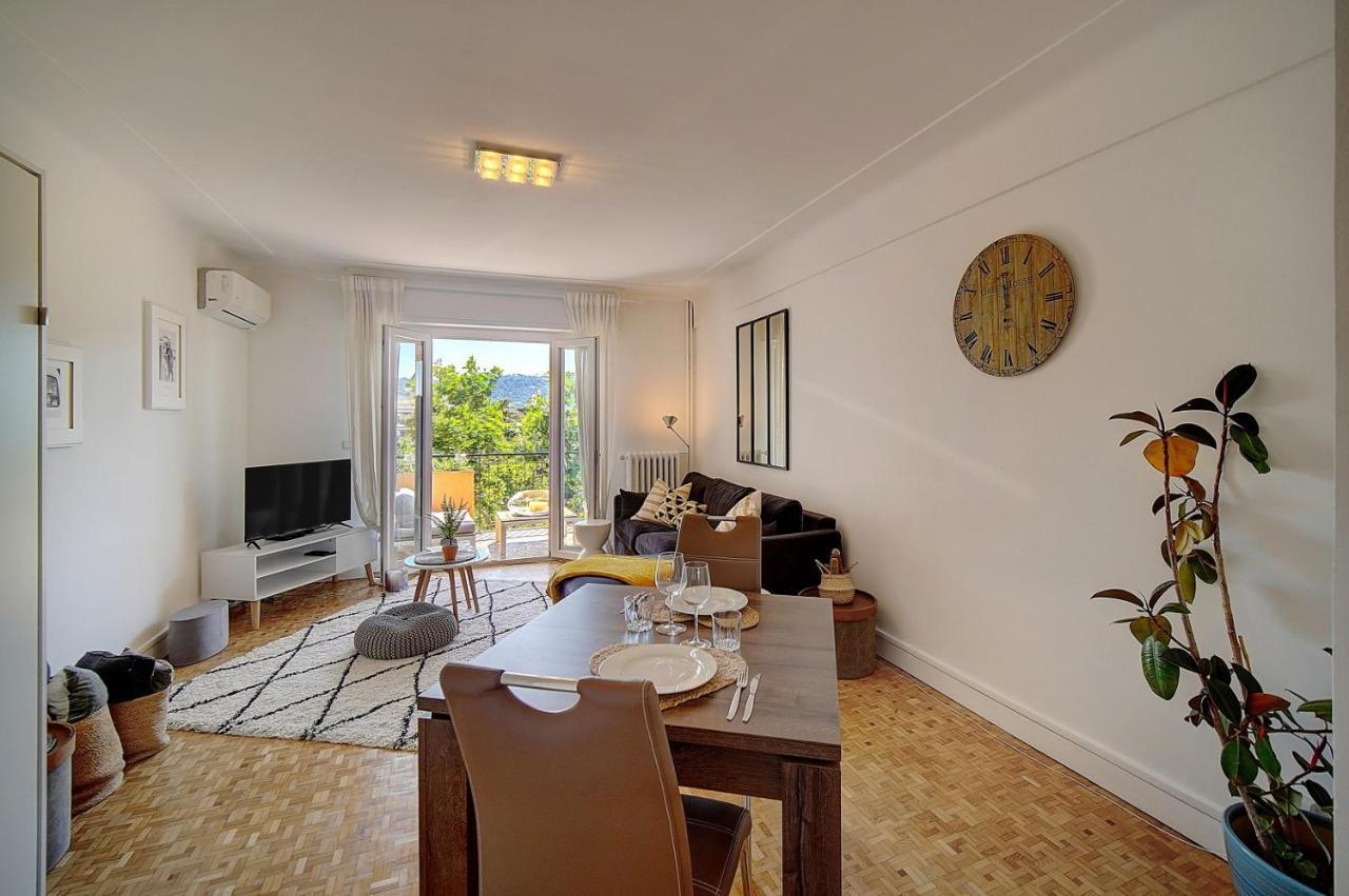 Elisa - Traversant - Terrasse - Verriere Cote D'Azur Канны Экстерьер фото